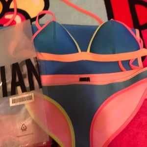 Sold*Triangl Dolly Roller Disco Bikini